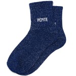 Pair of glitter socks "Ppite"