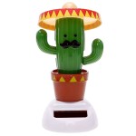 Solar Cactus Figurine