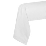 Eden bolster pillowcase 45 x 185 cm - white