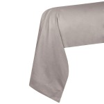 Linen-Colored Bolster Pillowcase 45 x 185 cm