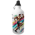 Bodybuilder player Sports Bottle in Aluminum 500 ml