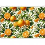 Glass cutting board oranges Cbkreation