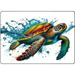 Cutting board Sea turtle by Cbkreation