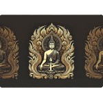 Buddha Glass Cutting Board 28.5 x 20 cm