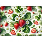 Strawberries glass cutting board Cbkreation