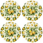 lemon tree in bloom Coasters by Cbkreation