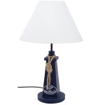 Blue Maritime Lighthouse Lamp 48 cm