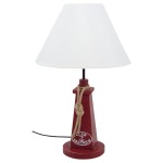 Red Maritime Lighthouse Lamp 48 cm