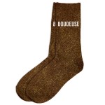 Glitter Socks Boudeuse  Brown