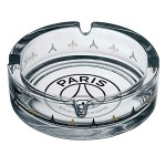 Paris Saint-Germain Round Ashtray with Black and Gold Logo