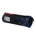 Round Black NBA Pencil Case 21 cm