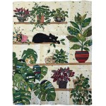 Set of 2 tea towels Cat plants Kiub