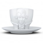 Wolfgang Amadeus Mozart Cup with porcelain saucer