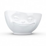 Large white porcelain bowl Tassen 500 ml - Mischievous