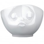 Large white porcelain bowl Tassen 500 ml - Kiss