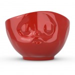 Large hotel porcelain bowl Tassen - Kissing red