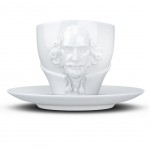 William Shakespeare Cup with white porcelain saucer