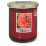 Large soy wax candle Dahlia Royal - Heart and Home