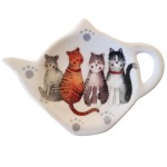 Marvellous Moggies Tea Bag Tidy by Alex Clark