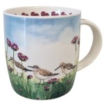 Dunlin and Thrift Mug by Alex Clark