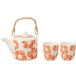 Ceramic Teapot and 2 Cups Set