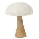 Decorative Wooden Mushroom 39 cm