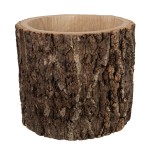 Large paulownia bark planter 30 cm