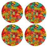 Set of 4 coasters Candy by Cbkreation