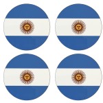 Set of 4 coasters Argentina by Cbkreation