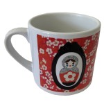 Liberty Russian doll small mug by Cbkreation