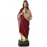 Statuette Jesus Christ Sacred heart - Inside and outside