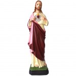 Statuette Jesus Christ Sacred heart - Inside and outside