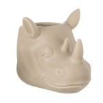 Rhinoceros plant pot