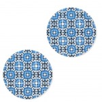 Set of 2 Cement tile coasters