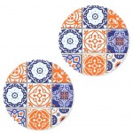 Set of 2 Cement Tile Coasters