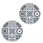 Set of 2 Cement tile coasters