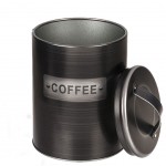 Cylindrical Metal Coffee Tin