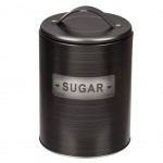 Cylindrical Metal Sugar Tin