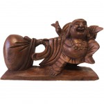 Statuette - Buddha of Abundance - wooden