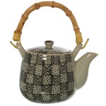 Small Ceramic Teapot with Steel Infuser