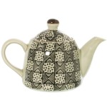 Small Ceramic Teapot with Steel Infuser