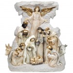 Figurine Angel and Nativity