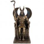 Egyptian Anubis statue in resin 27 cm