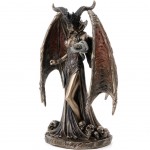 Lilith statuette in bronze-look resin