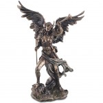 Gabriel statuette in bronze color