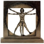 Vronese Design - VITRUVIAN MAN Figurine 22 cm