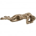 Man Laying Resin Statue 35 cm