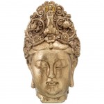 Large resin statue Buddha head 67 cm