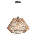 Woven Paper Fiber Chandelier