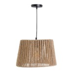 Woven Paper Fiber Pendant Light